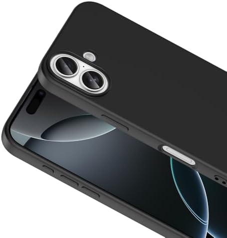 iPhone 17 İle Uyumlu Kılıf Z-Mara Lansman Vieri Tam Koruma Arka Kapak Kamera Koruma Çıkıntılı Pürüzsüz Yüzey Siyah - Görsel 2