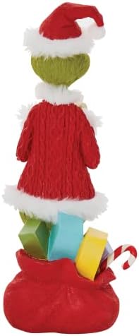 Department 56 Dr. Seuss The Grinch Checking His List Heykelcik, 22 cm, Çok Renkli - Görsel 3