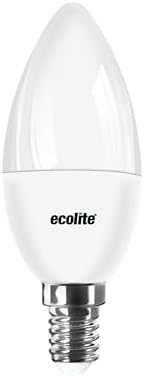 Alternative view of 8 W LED Mum Ampul – E14 Duy, 810 Lümen, 3000K Sarı Işık, 60W Eşdeğer, 3’lü Paket, Opal Dekoratif Ampul, Dimmer Uyumlu Değil,%86 Enerji Tasarrufu, 99x37 mm (Sarı)