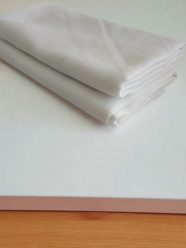 Stonehill Gıda Süzme Bezi, Tülbent (Mermerşahi 42 Tel), 80 * 90 cm, Peynir Yoğurt Badem Yulaf Soya Süzme Bezi, 2 Adet - Görsel 3