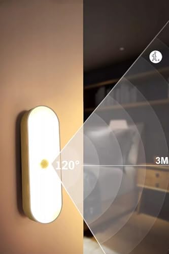 Neo Vista USB Şarjlı LED Işık, Hareket Sensörlü, Beyaz Işık, Oda, Mutfak, Salon ve Merdiven için Taşınabilir Lamba - Görsel 3