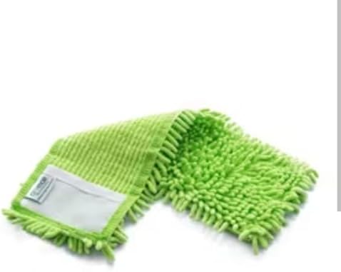 40 cm Mikrofiber Makarna Mop Başlığı 2’li Set, Yüksek Emici Chenille Mop Ucu, İz ve Tüy Bırakmaz, Parke, Seramik, Laminat ve Mermer İçin Uygun Temizlik Bezi (Turuncu, Yeşil, Mavi)