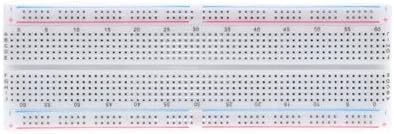 Alternative view of Büyük Breadboard, Deney Boardu, Elektronik Deney Tahtası, 16.5 x 5.4 x 0.9 cm,