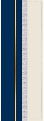 Lacivert Premium Tay Tüyü Dokuma Leke Tutmaz Kumaş Masa Örtüsü Runner 40X140Cm Rnr489