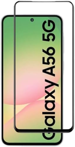 - ile uyumlu Galaxy A56 5G Kırılmaz Cam 5D Tam Kaplayan Temperli Ekran Koruyucu