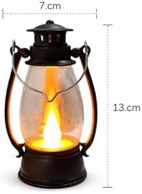 Pilli led ışık, Askılı Fener Süsü SARI Işıklar Peri Işıkları Aydınlatmalı Şerit Led Ramazan Süsü Led Işık Kurşuni Siyah - Görsel 3