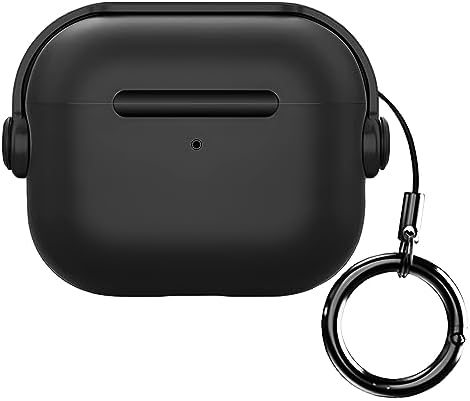 Alternative view of LABS Airpods Pro 3. Nesil ile Uyumlu DjPods Sert Malzemeli Kilitli Kapak Askı Aparatlı Kılıf (Siyah-Siyah)
