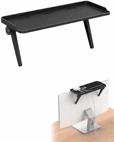 Monitör Üstü Stand Organizer Düzenleyici Raf TV Üstü Stand Ekran Üstü Raf Kurulumsuz Ayarlanabilir Monitör Rafı Masaüstü Düzenleyici Kaymaz Yüzey TV Rafı - Görsel 3