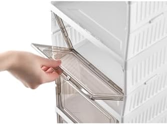 Alternative view of 6 Katlı, Katlanabilir Ayakkabılık, Taşınabilir Çok Amaçlı, Geniş, Katlanabilir Dolap ve Raf, Katlanır Taşınabilir Premium Portatif Organizer Ayakkabılık (25,5cm x 34,5cm x 105,5cm) (BEYAZ)