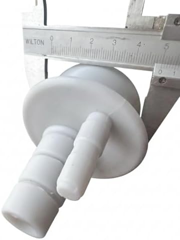 Alternative view of Çamaşır ve Kurutma Makinası Tahliye Adaptörü, Beyaz Plastik Bağlantı Parçası