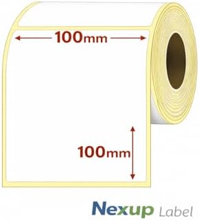 Alternative view of 100x100 mm Termal Etiket, Barkod/Adres/Kargo Termal Etiketleri,  ve Diğer Yazıcılarla Uyumlu