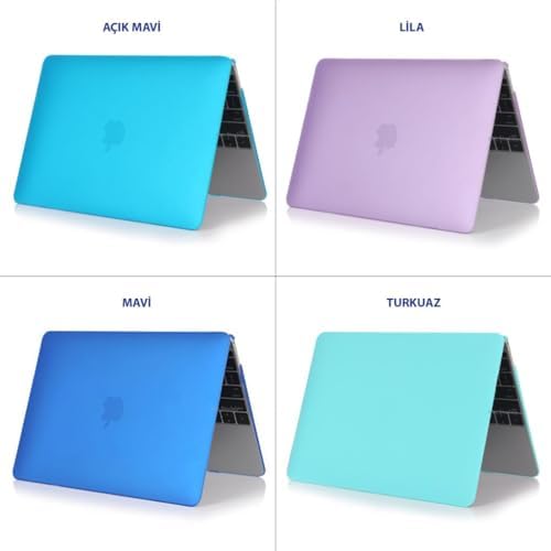 MacBook Pro 13 İnç Kılıf A1425 A1502 Uyumlu Sert Kapak Hard Case Koruyucu Retina 13 İnç Laptop Kılıfı Çizilme ve Darbelere Dayanıklı İnce Hafif Tam Korumalı Kapak Siyah - Görsel 3