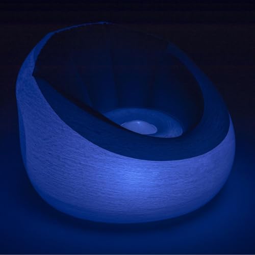 1.02m x 97cm x 71cm Şişirilebilir Sandalye LED Hava Sandalyesi