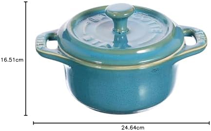 , Mini Cocotte Set, 4'lü, Yuvarlak, Ceramic By