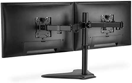 Alternative view of Monitör tutucu - ayak - 2 monitör - 32 inçe kadar - 2X 8 kg'a kadar - VESA 75x75, 100x100 - siyah
