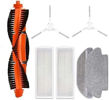 , 7 Parça  Pro ile Uyumlu Beyaz Yan Fırçalı Ultra Set, Xiaomi  P Stytj02ym Viomi V2 Viomi V2 Pro Viomi V3 Viomi Se ile Uyumlu Beyaz Yan Fırçalı Ultra Set