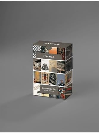 Alternative view of GUGUK Formula 1 45 Adet Poster Seti, Özel Tasarım Kutulu, Özel Tasarım Kutulu, Oda Dekoru