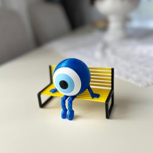 Nazar Boncuğu Dekoratif Figür - Bacaklı Nazarlık Masaüstü Süsü (9x8 cm) - BANK DAHİL DEĞİLDİR - Görsel 3