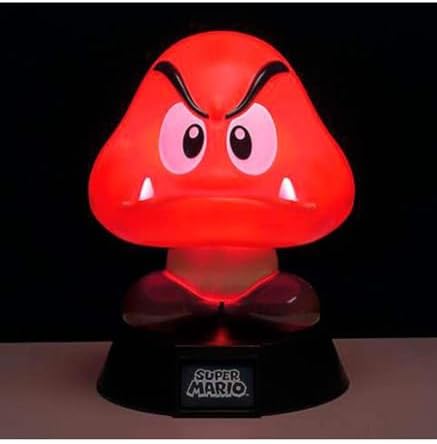 Alternative view of Paladone Super Mario 3D ışık, çok renkli Goomba çok renkli