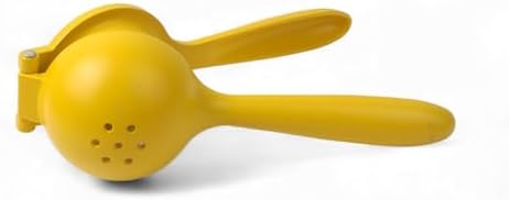 Paslanmaz Çelik Statik Boyalı Limon ve Narenciye Sıkacağı | Ergonomik ve Dayanıklı | 24cm (SARI)