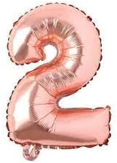 Çıtıpıtıstore Rose Gold Rakam Folyo, 2
