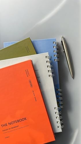 Fark Tanıtım Spiralli 80 Yaprak Çizgisiz A5 Defter, Not Defteri, Okul Defteri, 4 Farklı Renk Seçeneği (01 Light Grey)