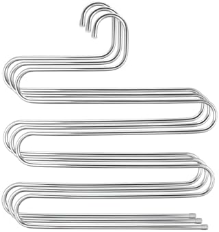 5 Katlı Metal Pantolon ve Eşarp Askısı - 3 Adet