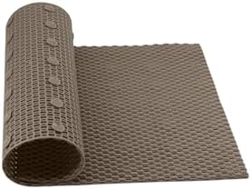 Premium Serisi Banyo - Küvet İçi Kaydırmaz Vantuzlu Hasır Desenli Diktördgen Paspas 68,5 x 35,5 cm, Krem - Görsel 3