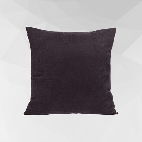 Cortibo Barcelona Kadife Dokulu Kırlent Kılıfı 45x45cm (Antrasit)