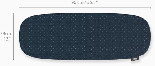 Pocket Plus ütü masası kılıfı, pamuk, siyah/mavi