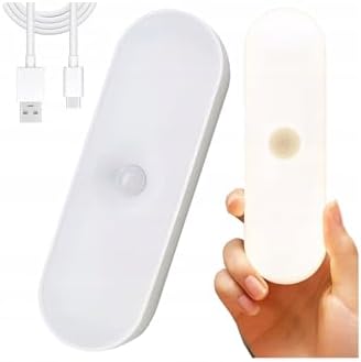 Neo Vista USB Şarjlı LED Işık, Hareket Sensörlü, Beyaz Işık, Oda, Mutfak, Salon ve Merdiven için Taşınabilir Lamba