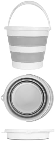 Katlanabilir Yer Kaplamayan Temizlik Kovası 13 Litre, Banyo, Mutfak ve Temizlik İçin Katlanabilir Kova, Akordiyon Kova - Görsel 3