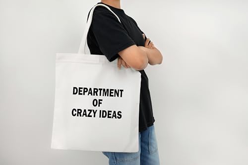 Department Of Crazy Ideas Baskılı Gabardin Bez Çanta