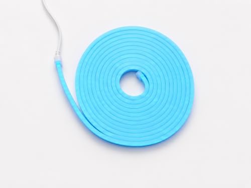Alternative view of 5 Metre Akıllı Silikon Neon Görünümlü RGB LED Şerit Işık Uygulama Kontrollü Müzik ve Ses Senkronizasyonu 16 Milyon Renk USB Beslemeli Kumandalı