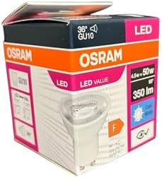 4,5W GU10 LED Ampul 4000K – 10'lu Ekonomik Paket | Günışığı, 350 Lümen, 36° Işık Açısı, Enerji Tasarruflu, 15000 Saat Ömürlü - Görsel 3