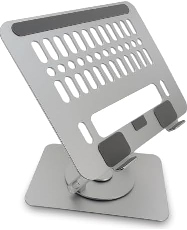 ZR-516 Alüminyum Taşınabilir 360 Derece Dönebilir Katlanabilir Laptop Standı - Görsel 3