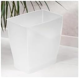 iDesign 64720EU Spa Rechteckiger Mülleimer, 11 Liter, mattiert