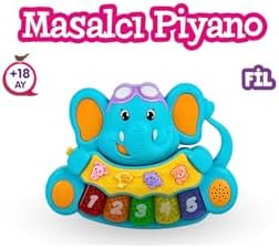 Birlik Toys Türkçe Masalci Fil Piyano Çocuk Oyuncagi
