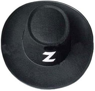 Zorro Şapkası Çocuk, Standart, Zorro Şapkası, Siyah, Üniseks