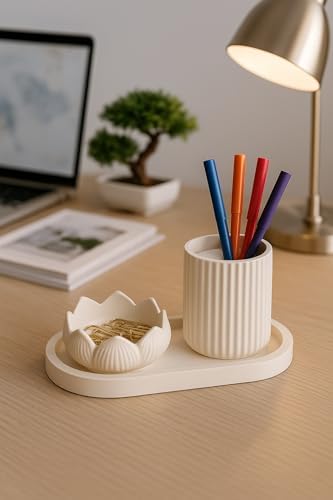 Lotus Form Dekoratif Set – Minimalist & Şık Tasarım (4 Parça) - Görsel 2