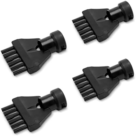 Orijinal derz fırçası seti, 4 fırçalı, tüm  SC EasyFix ve Deluxe buharlı temizleyiciler için, siyah