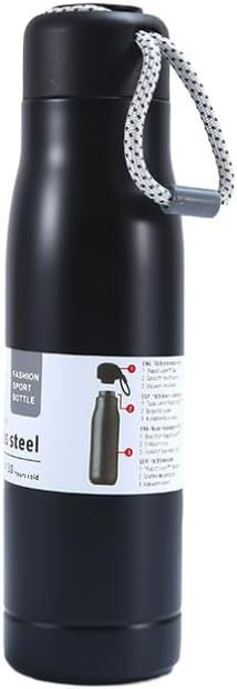 Alternative view of Çelik İçli Termos 550 Ml Siyah Skm015