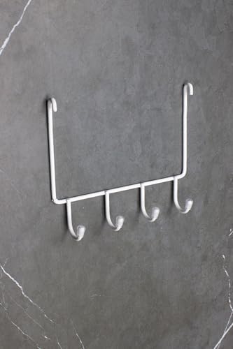 Alternative view of Lif Ve Kese Askılığı Beyaz Termoplastik Kaplamalı Banyo Köşeliği, Duş Rafı Ve Duş Askılarına Uyumlu Beyaz