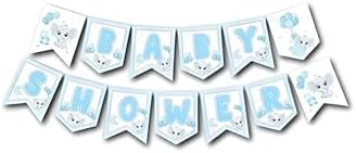 Alternative view of Mini Party Store Zikzak Banner Baby Shower Mavi Fil, 895689564556223