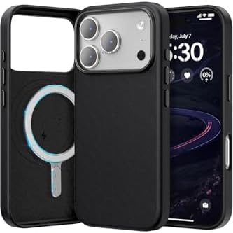Alternative view of - iPhone 17 Pro ile uyumlu Kılıf Leather Magsafe Deri Liquid Kapak Hassas Butonlu içi Kadife Sert Silikon