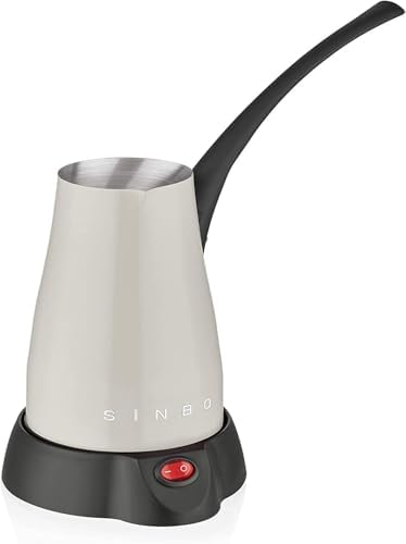 SCM-2960 Inox Elektrikli Cezve – Paslanmaz Çelik Türk Kahve Makinesi, Köpüklü ve Hızlı Pişirme Özellikli