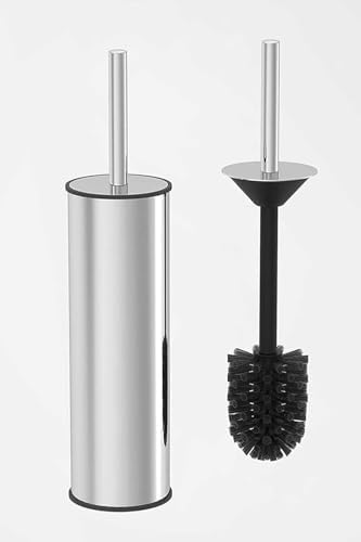 Alternative view of Metal WC Fırçası, Krom Tuvalet Temizleme Fırçası, Paslanmaz Çelik Saplı, Dayanıklı ve Hijyenik Banyo Aksesuarı