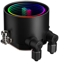 ARGB 360MM Sıvı Soğutucu, 120mm Sessiz ARGB Fanlar, Intel LGA 115X/1200/1700/20XX ve AMD AM4/AM5 ile Uyumlu (CPS DA360) Siyah