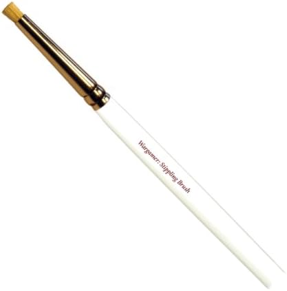 Springer Fırça 9945-6 Şablon Fırçası Parlak Çin Kıl ile, Düz, Boyut 6, Çok Renkli, 6