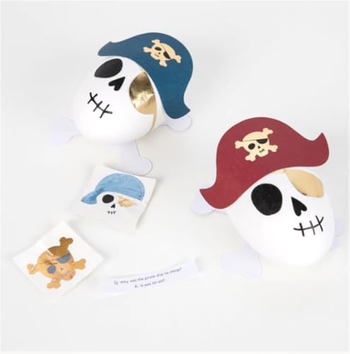 Pirate Skulls Surprise Balls Korsan İskelet Sürpriz Toplar 3lü